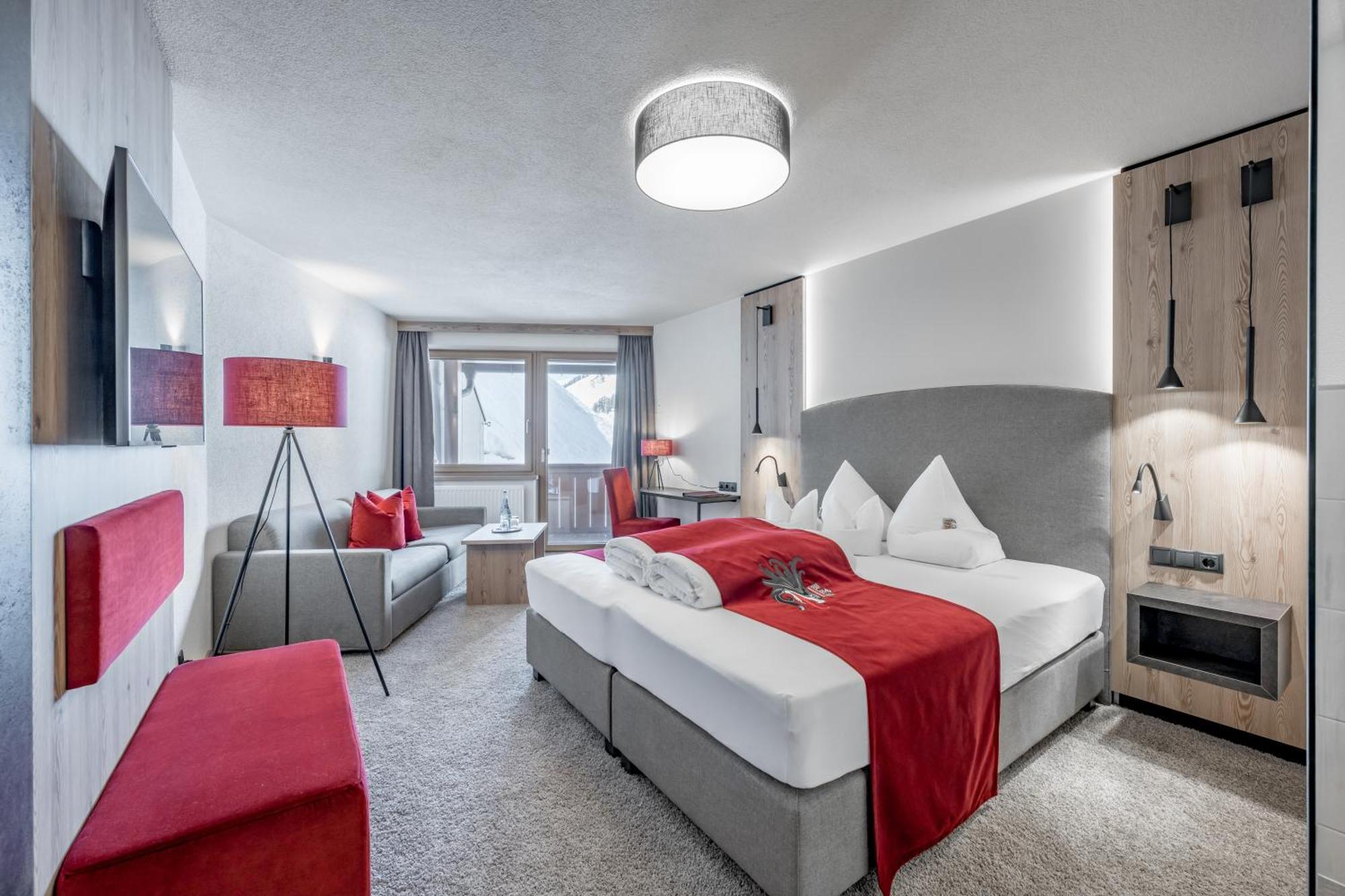 Burghotel Alpengluehn Обергургль Номер фото