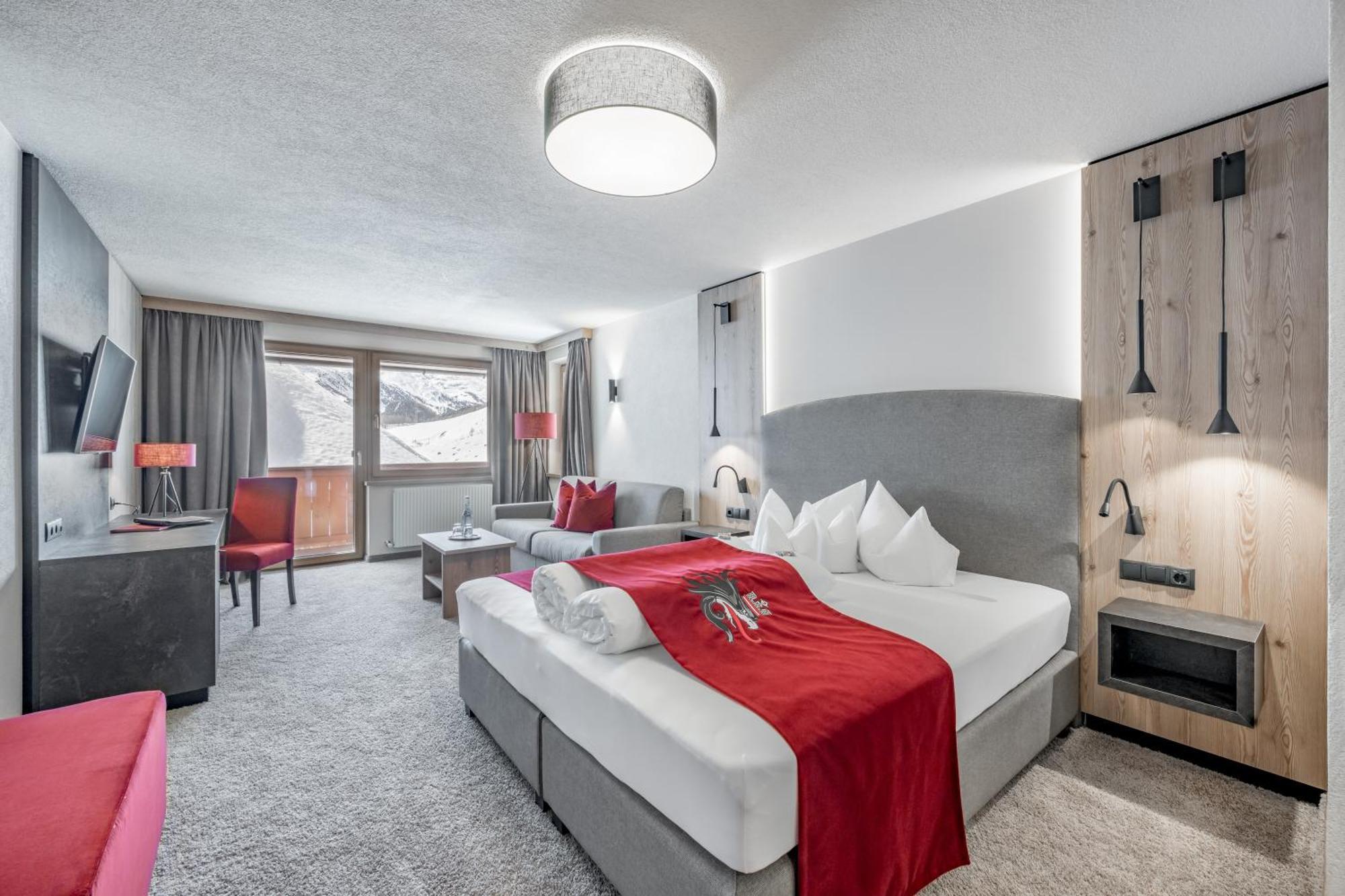 Burghotel Alpengluehn Обергургль Номер фото